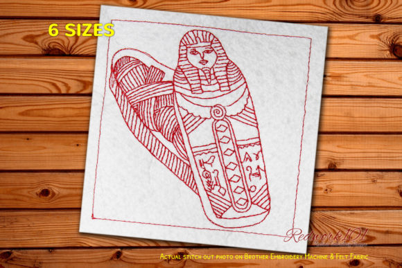 Ancient Mummy in a Sarcophagus: An Embroidery Designer's Honest Review