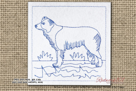 Border Collie Dog Design Review for Craft Fair Sellers