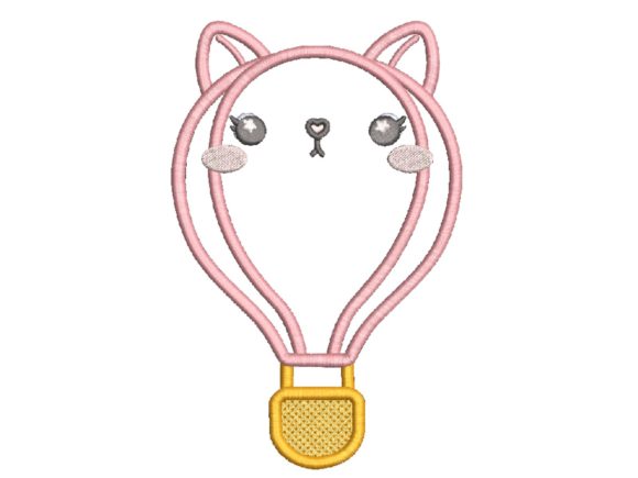 Cat Hot Air Balloon Embroidery: A Designer's Review