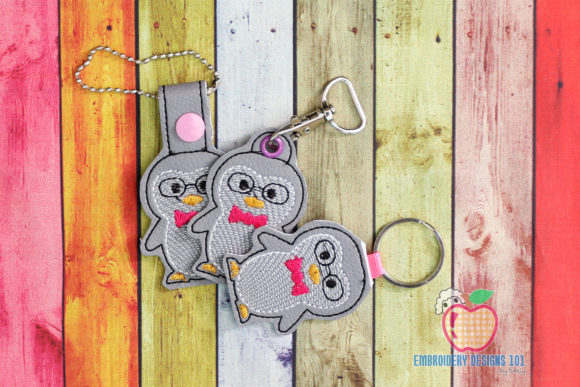 Cute Winter Penguin ITH KeyFob Snaptab: A Craft Fair Review
