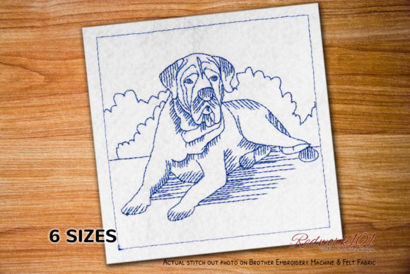 English Mastiff Dog: A Sweatshirt Embroidery Review