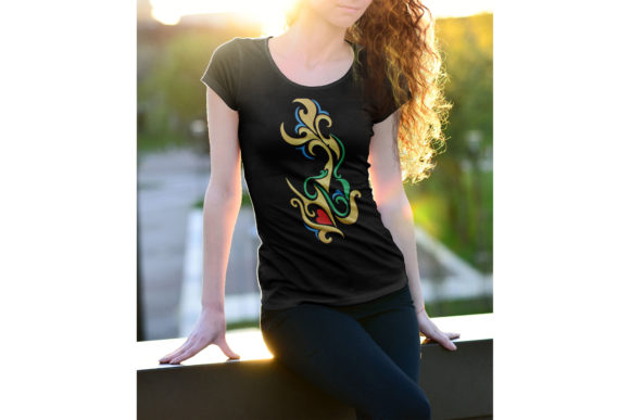 Flame Tribal: A Bold Embroidery Design for Craft Fair Sellers