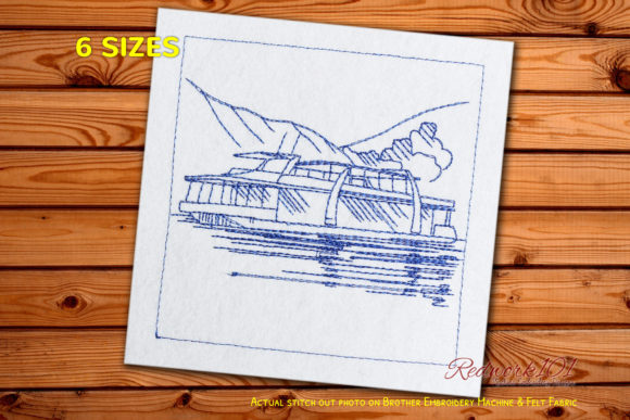 Houseboat Redwork: A Designer's Review for Craft Fair Success