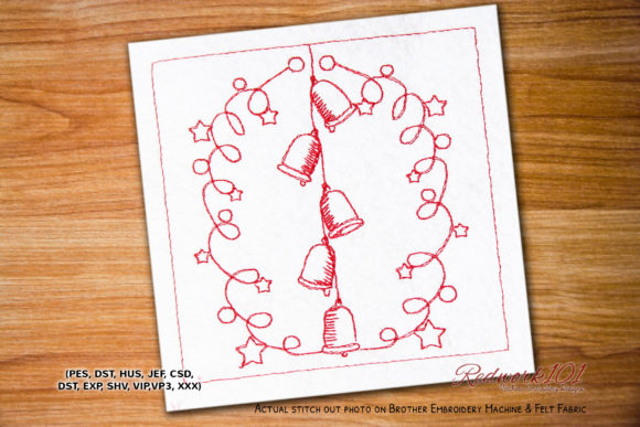 Meditation Bells Lineart: A Craft Fair Embroidery Review