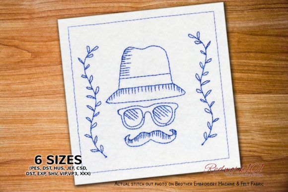 Mustache Fathers Day Bluework Review
