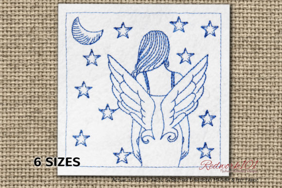 Star Angels Redwork: Seasonal Design Review